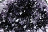 Wide, Dark Purple Amethyst Geode - Uruguay #379353-3